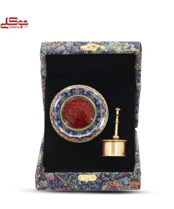 پک ترمه زعفران یک گرم خاتم + هاون نقلی