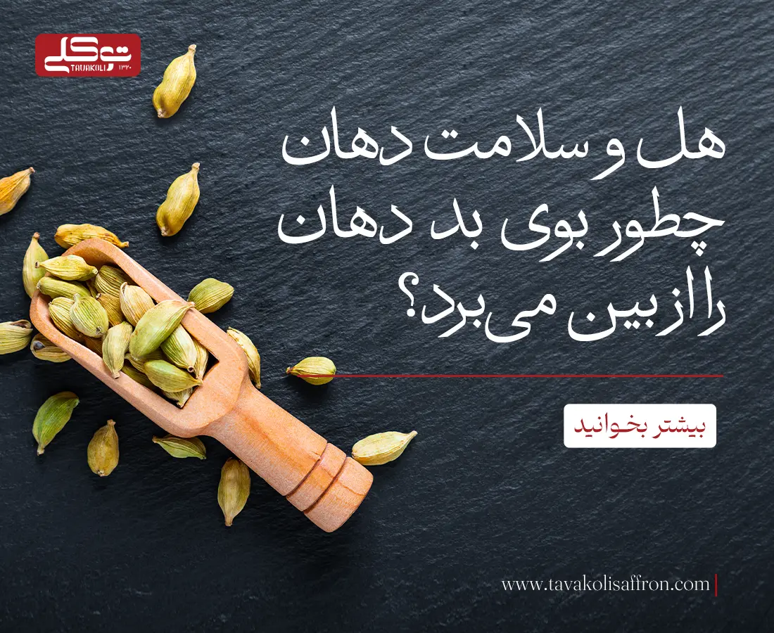 تاثیر هل در ازبین رفتن بوی دهان