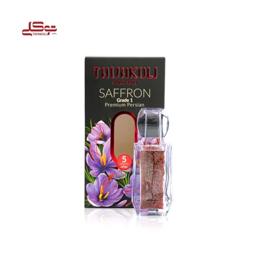 زعفران پنج گرم اطلس مشکی