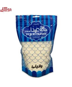 پشمک الیافی زیپ دار وانیلی 180 گرمی