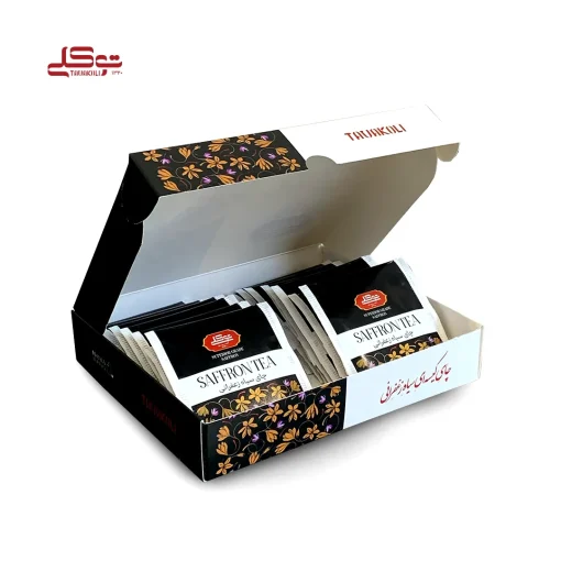 چای کیسه ای سیاه زعفرانی - Image 2