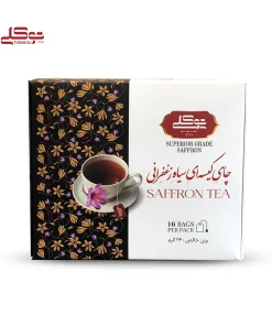 چای کیسه ای سیاه زعفرانی