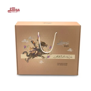 باکس کادویی دسته دار کرمی